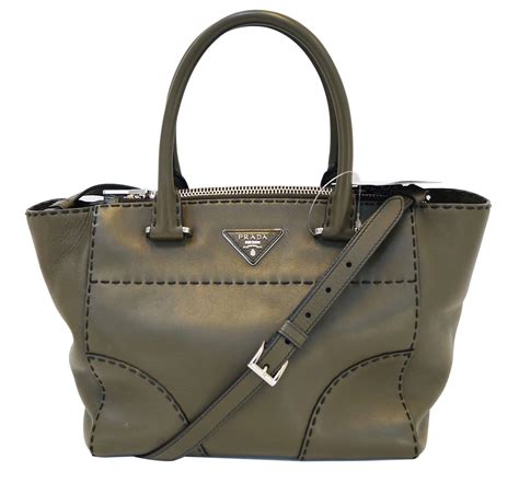 calf leather bag prada price